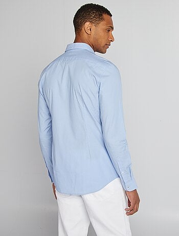 Camisa slim con estampado