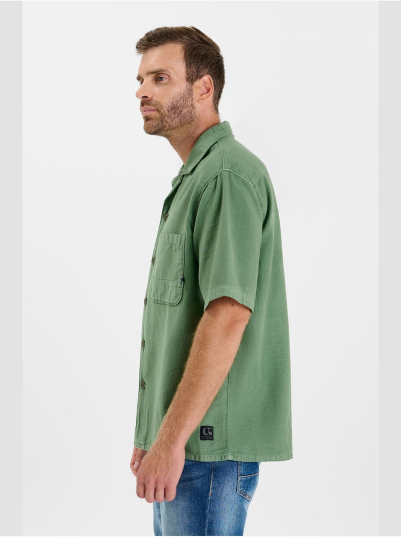 Camisa SULO Caqui - Kiabi