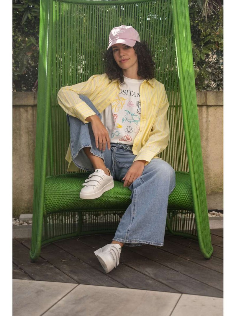 Camisa Teddy Smith para Mujer Amarillo - Kiabi