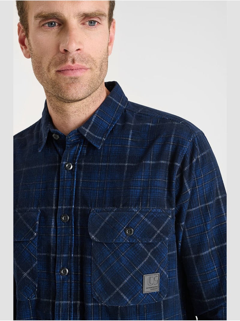 Camisa TESOL Azul - Kiabi