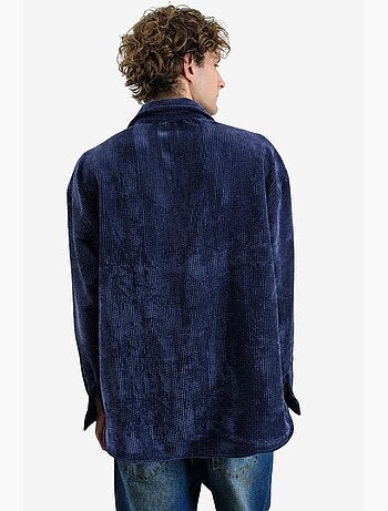 Camisa texturizada extragrande con botones giesto