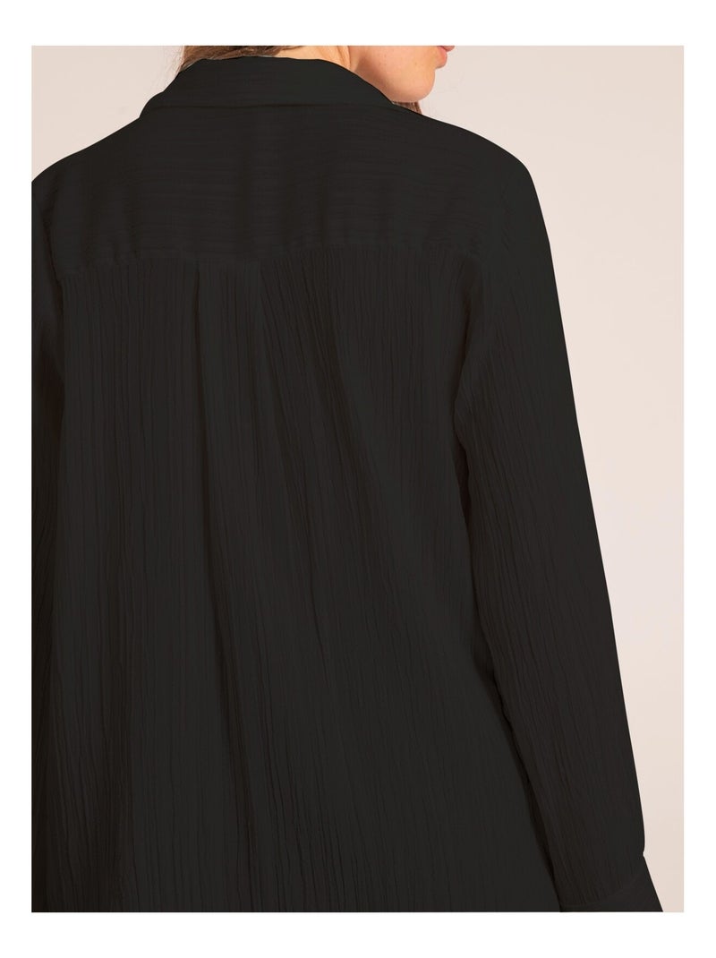 Camisa texturizada OBADE Negro - Kiabi