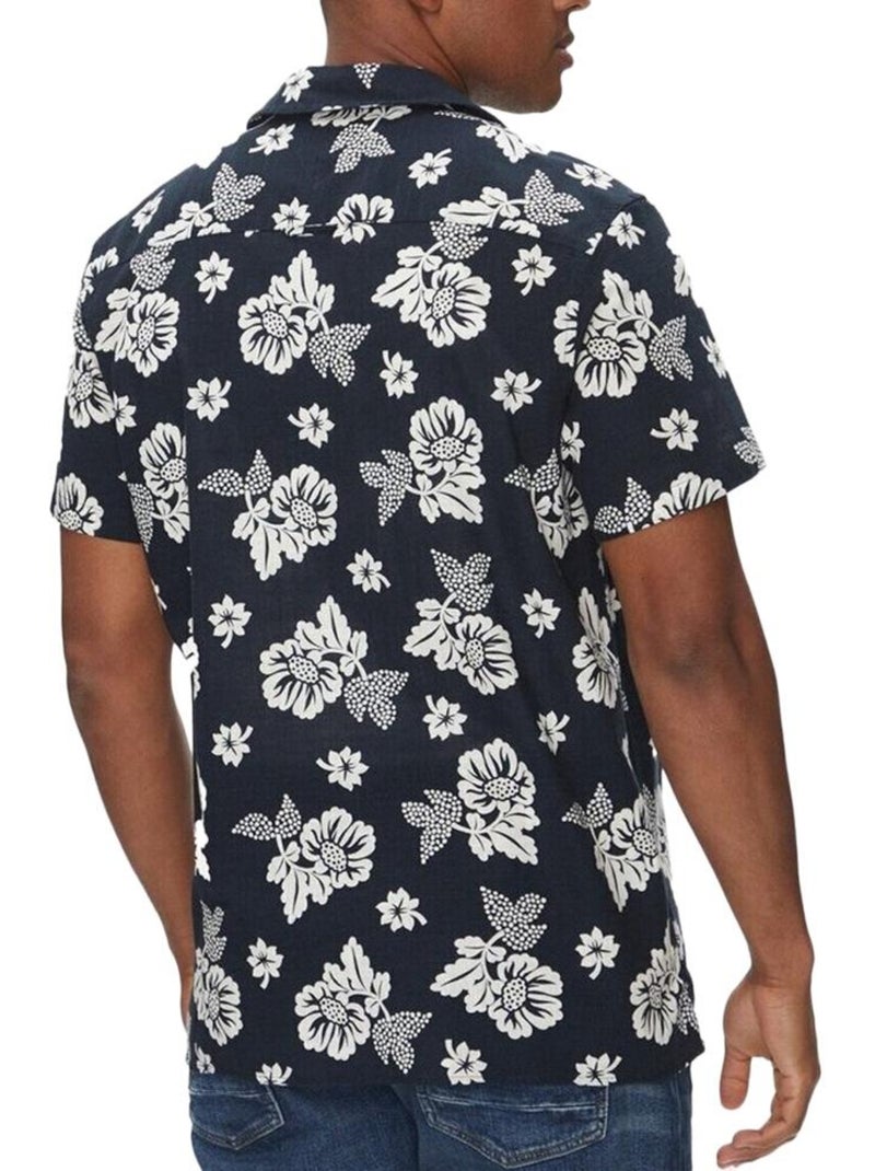 Camisa Tommy Hilfiger de Hombre Estampado Azul marino - Kiabi