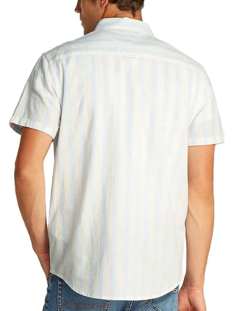 Camisa Tommy Hilfiger de lino a rayas para hombre Azul - Kiabi