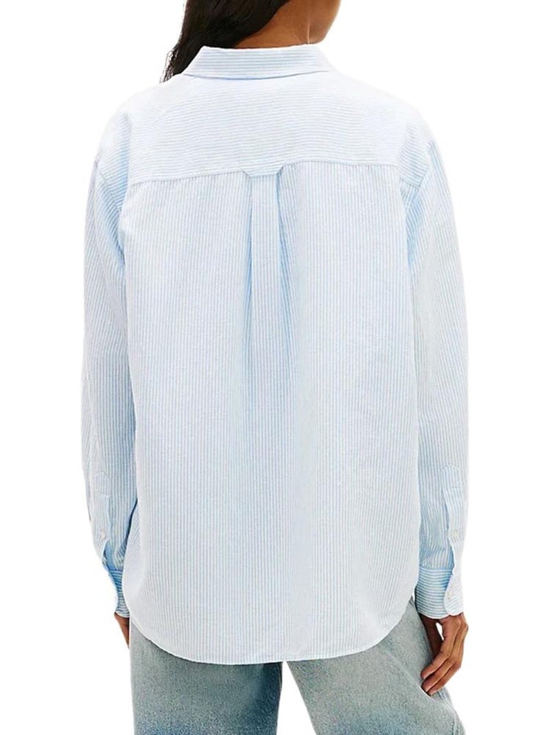 Camisa Tommy Hilfiger para Mujer Azul - Kiabi