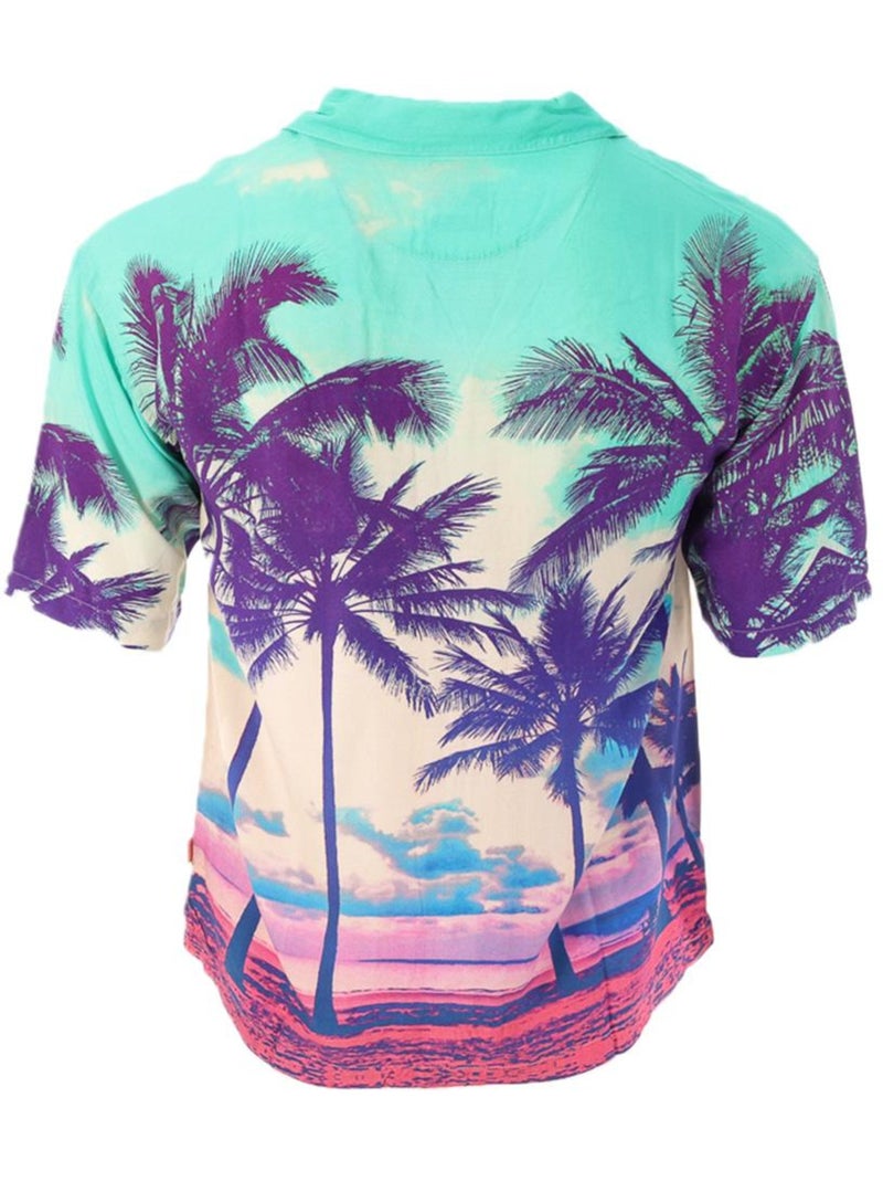 Camisa Tropical para Hombre Kaporal Azul turquesa - Kiabi