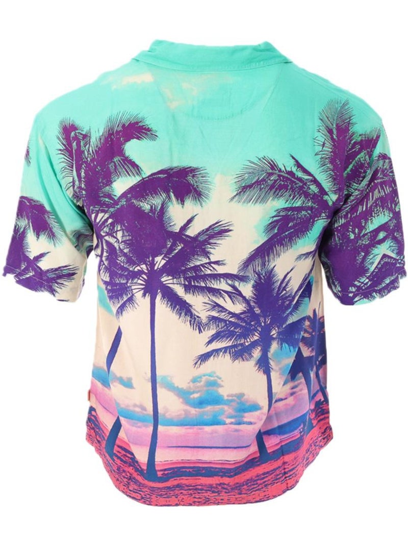 Camisa Tropical para Hombre Kaporal Azul turquesa - Kiabi