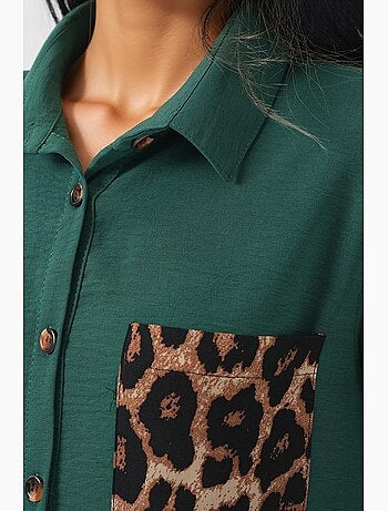 Camisa túnica con detalle de bolsillo bdart