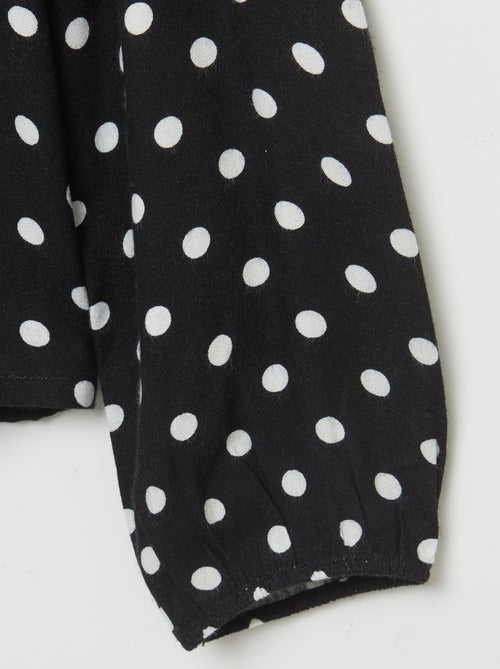 Camisa vaporosa con estampado - So Easy - Kiabi