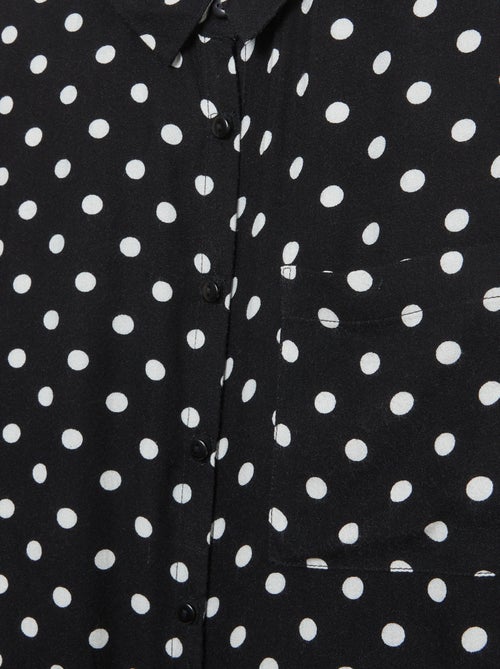 Camisa vaporosa con estampado - So Easy - Kiabi