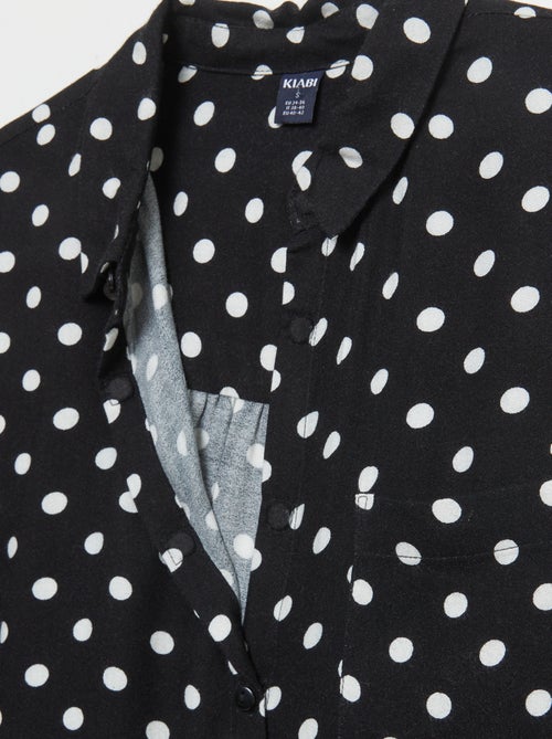 Camisa vaporosa con estampado - So Easy - Kiabi