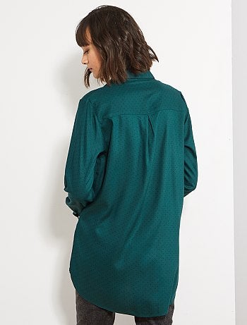 Camisa vaporosa lunares - Kiabi