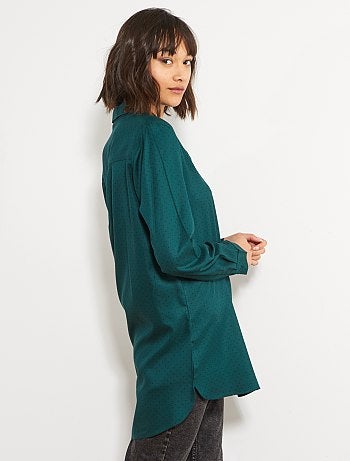 Camisa vaporosa lunares - Kiabi