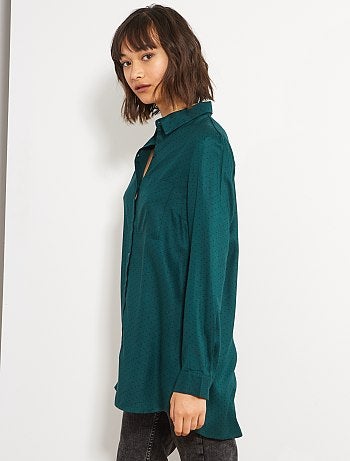 Camisa vaporosa lunares - Kiabi