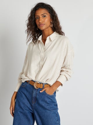 Camisa vaporosa oversize