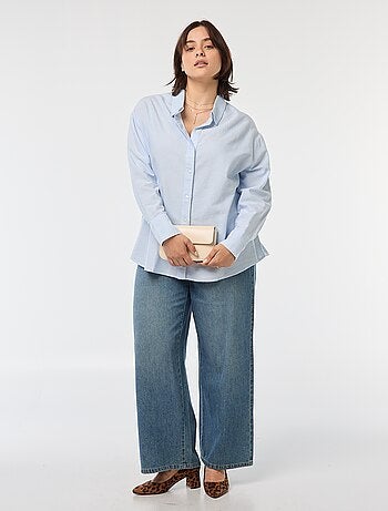 Camisa vaporosa oxford