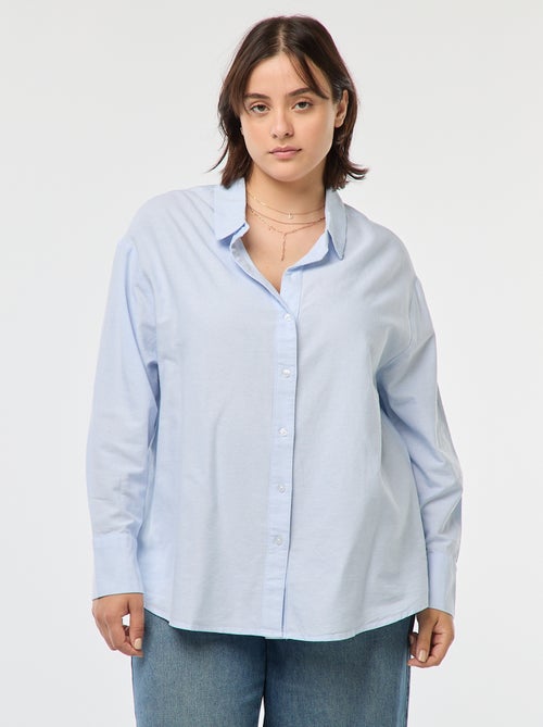 Camisa vaporosa oxford - Kiabi