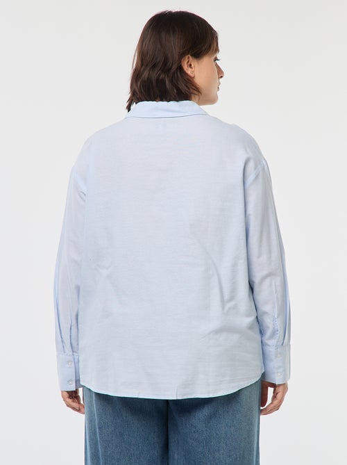 Camisa vaporosa oxford - Kiabi