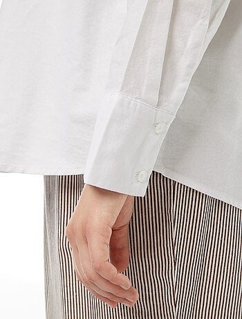Camisa vaporosa oxford