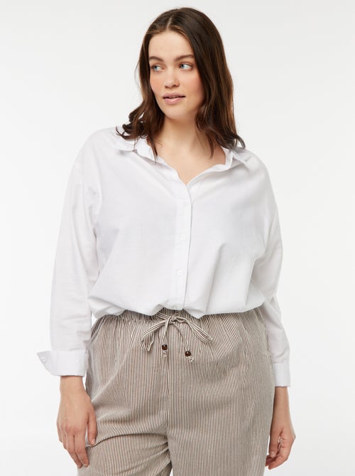 Camisa vaporosa oxford - Kiabi