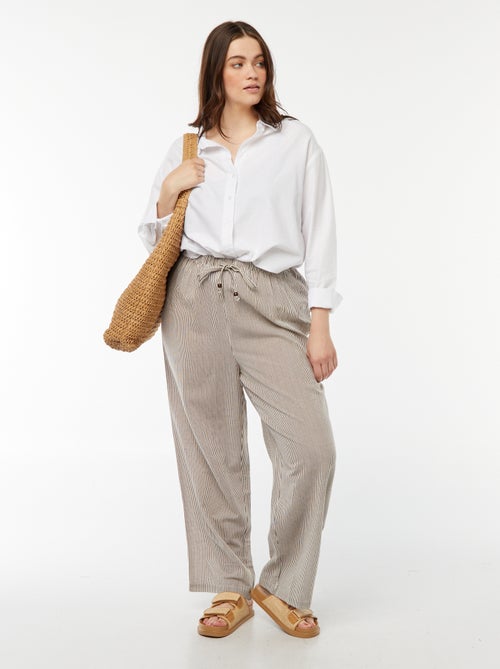 Camisa vaporosa oxford - Kiabi