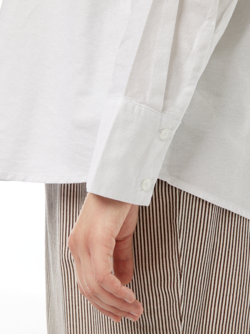 Camisa vaporosa oxford - Kiabi