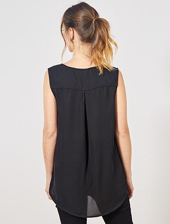 Camisa vaporosa sin mangas - Kiabi