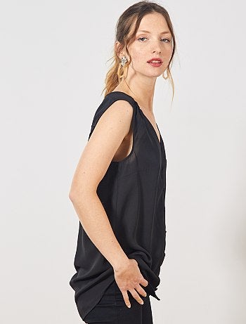 Camisa vaporosa sin mangas - Kiabi