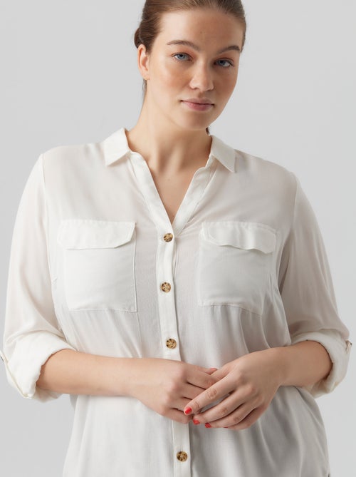 Camisa vaporosa 'Véro moda curve' - Kiabi