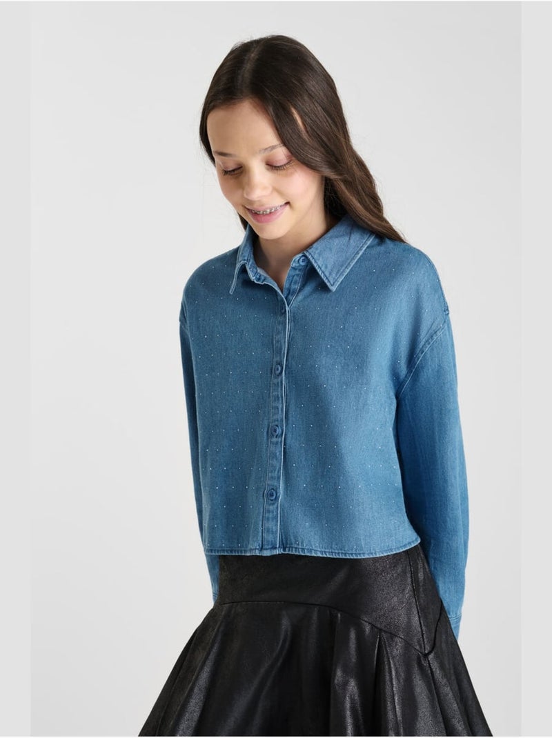 Camisa vaquera ALBERTAG Azul - Kiabi