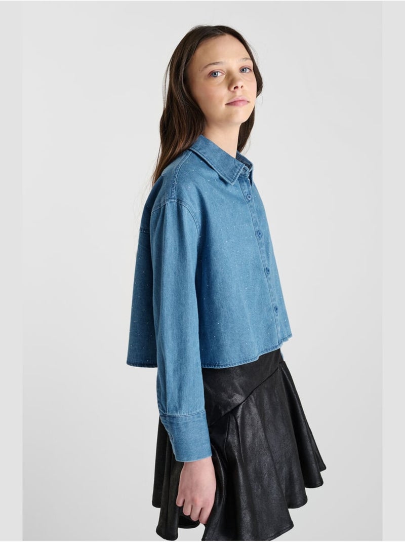Camisa vaquera ALBERTAG Azul - Kiabi