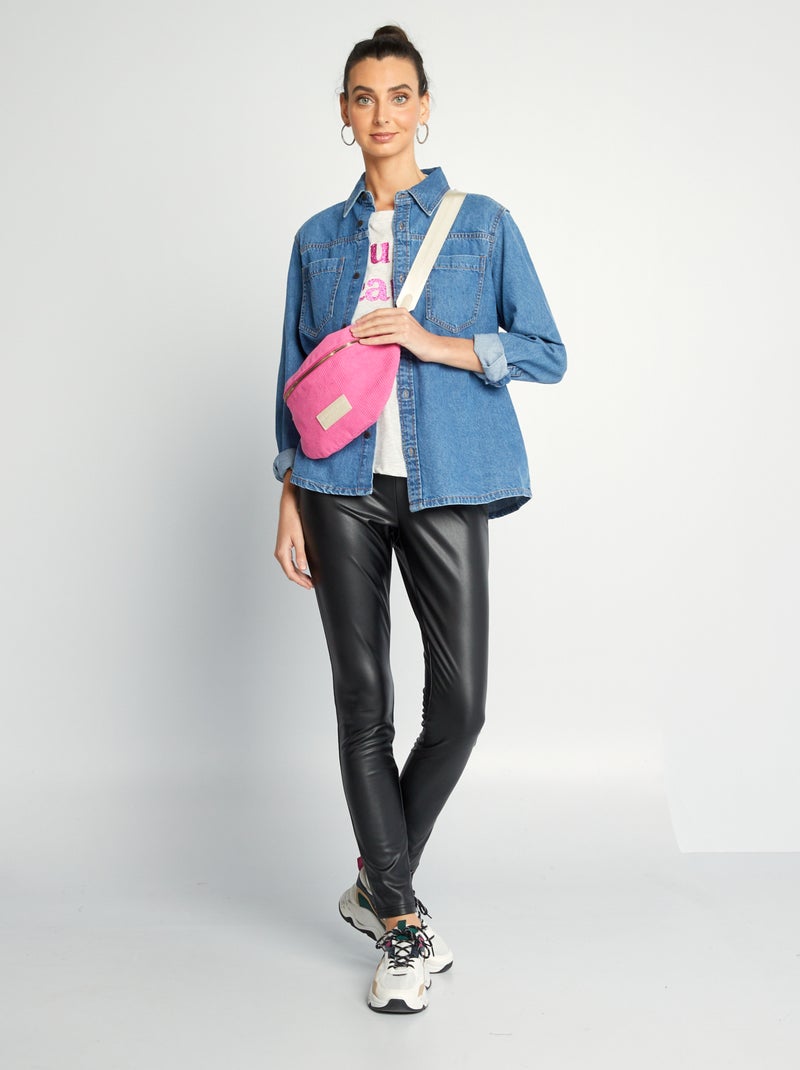 Camisa vaquera AZUL - Kiabi