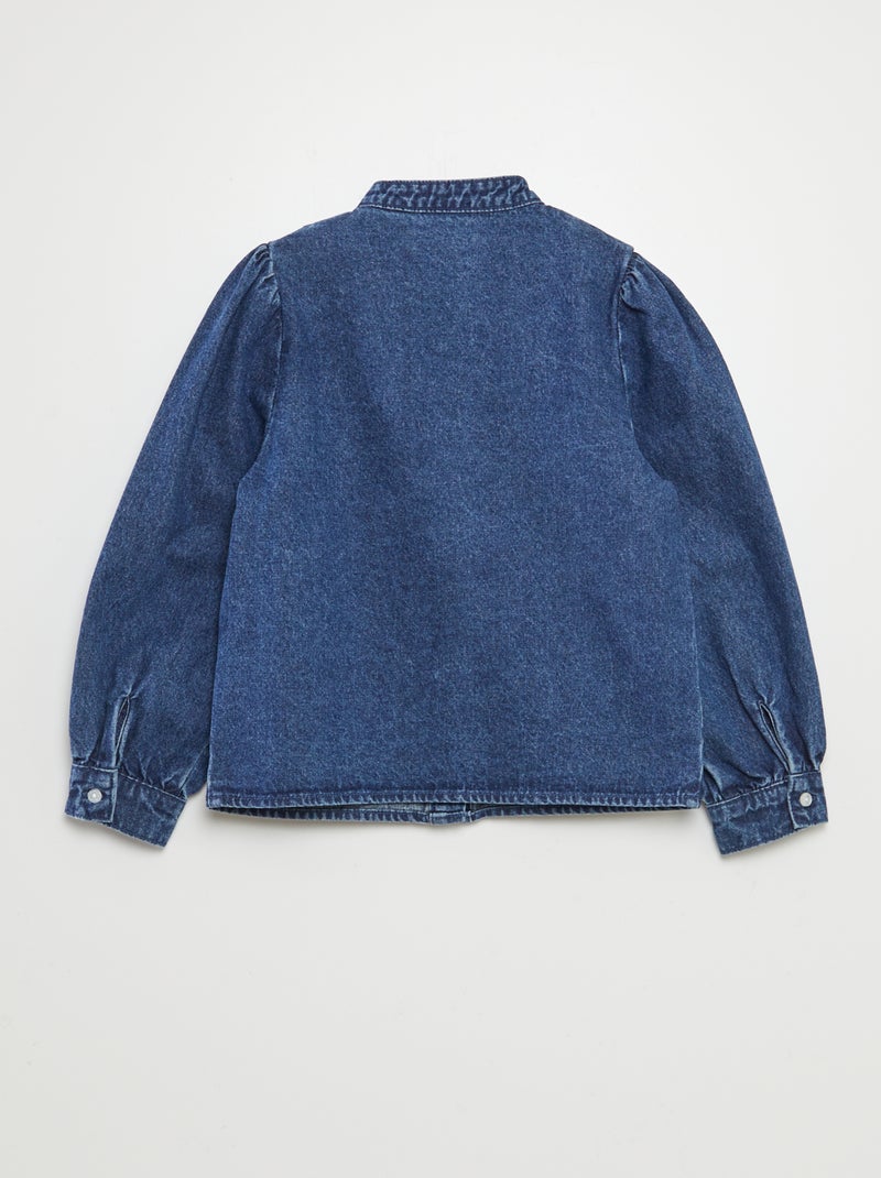 Camisa vaquera AZUL - Kiabi