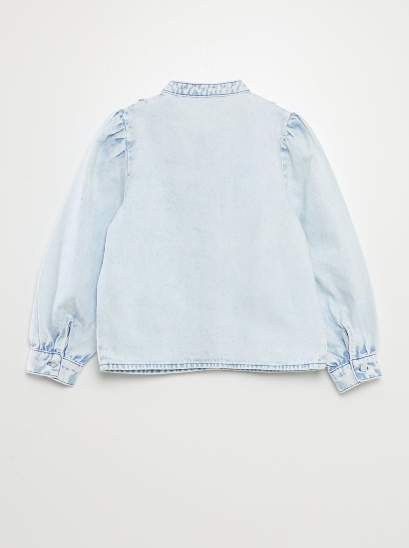 Camisa vaquera AZUL - Kiabi