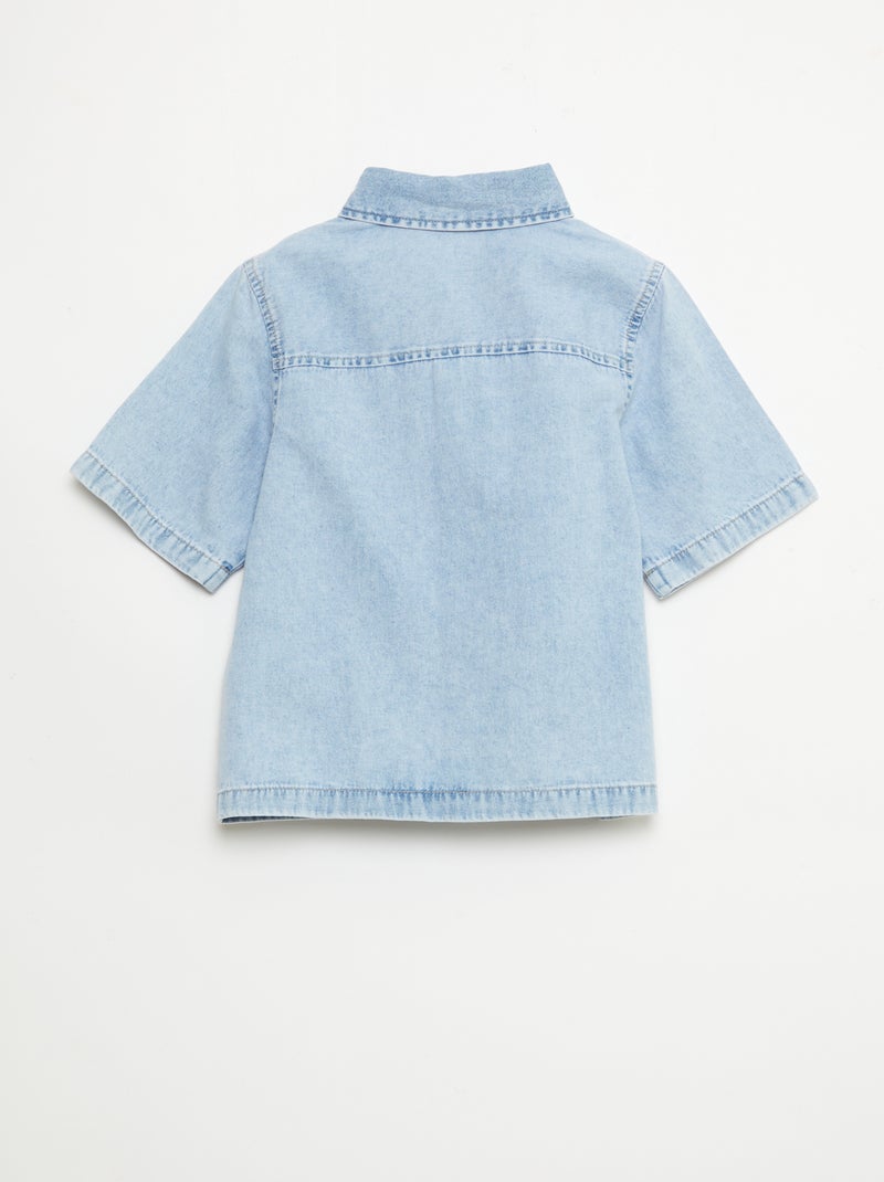 Camisa vaquera Azul - Kiabi