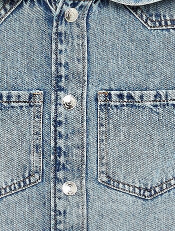 Camisa vaquera con capucha