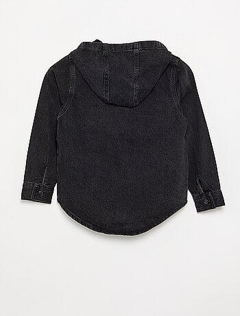 Camisa vaquera con capucha