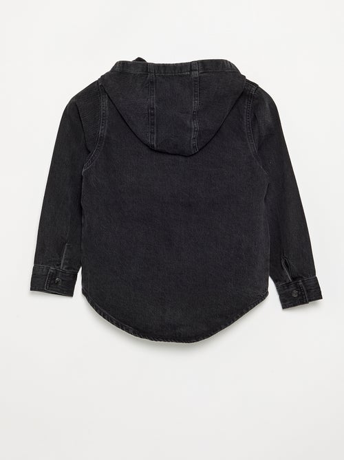 Camisa vaquera con capucha - Kiabi