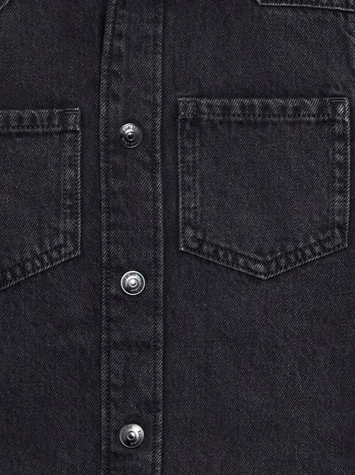 Camisa vaquera con capucha - Kiabi