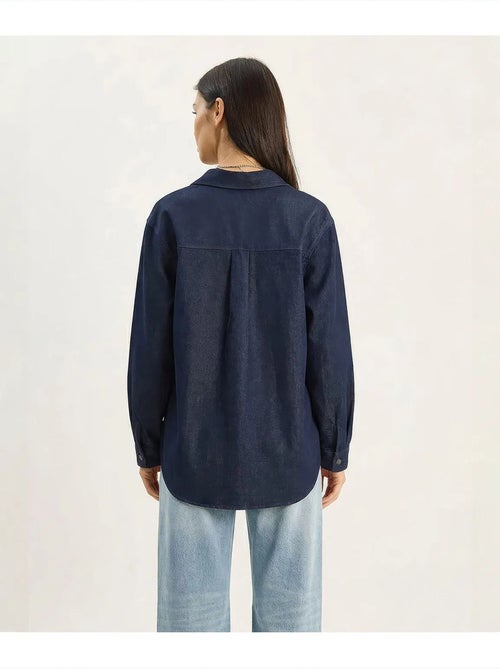 Camisa vaquera de algodón para mujer lucci - Kiabi