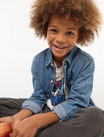 Camisa vaquera de denim