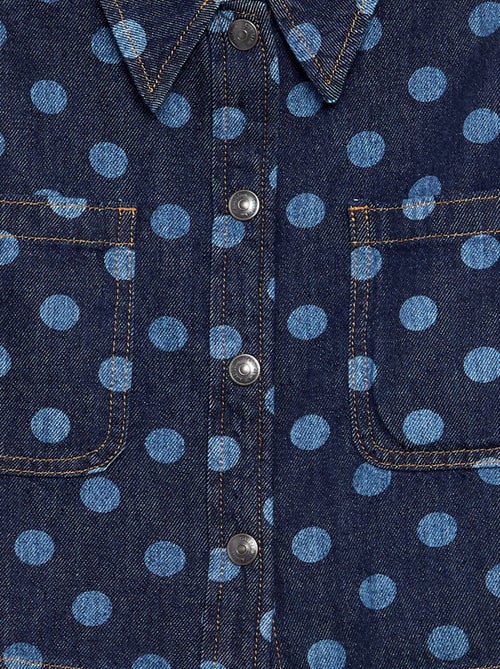 Camisa vaquera de lunares - Kiabi