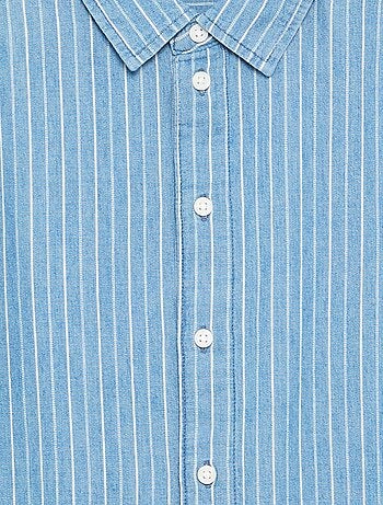 Camisa vaquera de manga corta