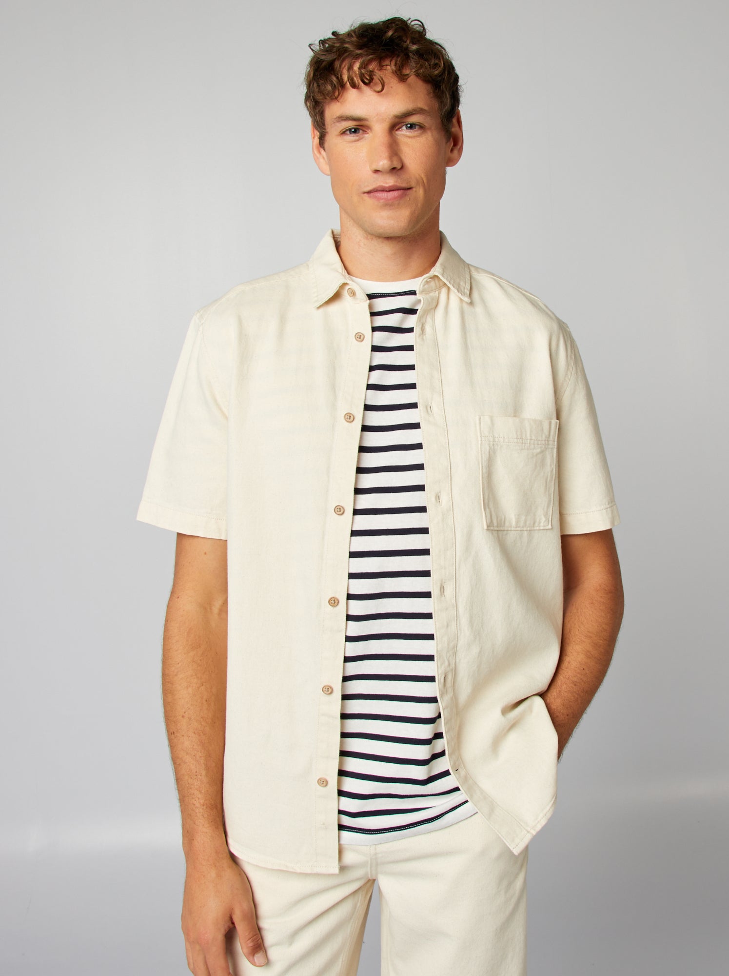 Kiabi camisa blanca hombre online