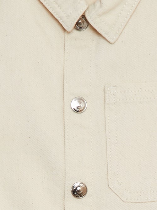 Camisa vaquera de manga corta - Kiabi