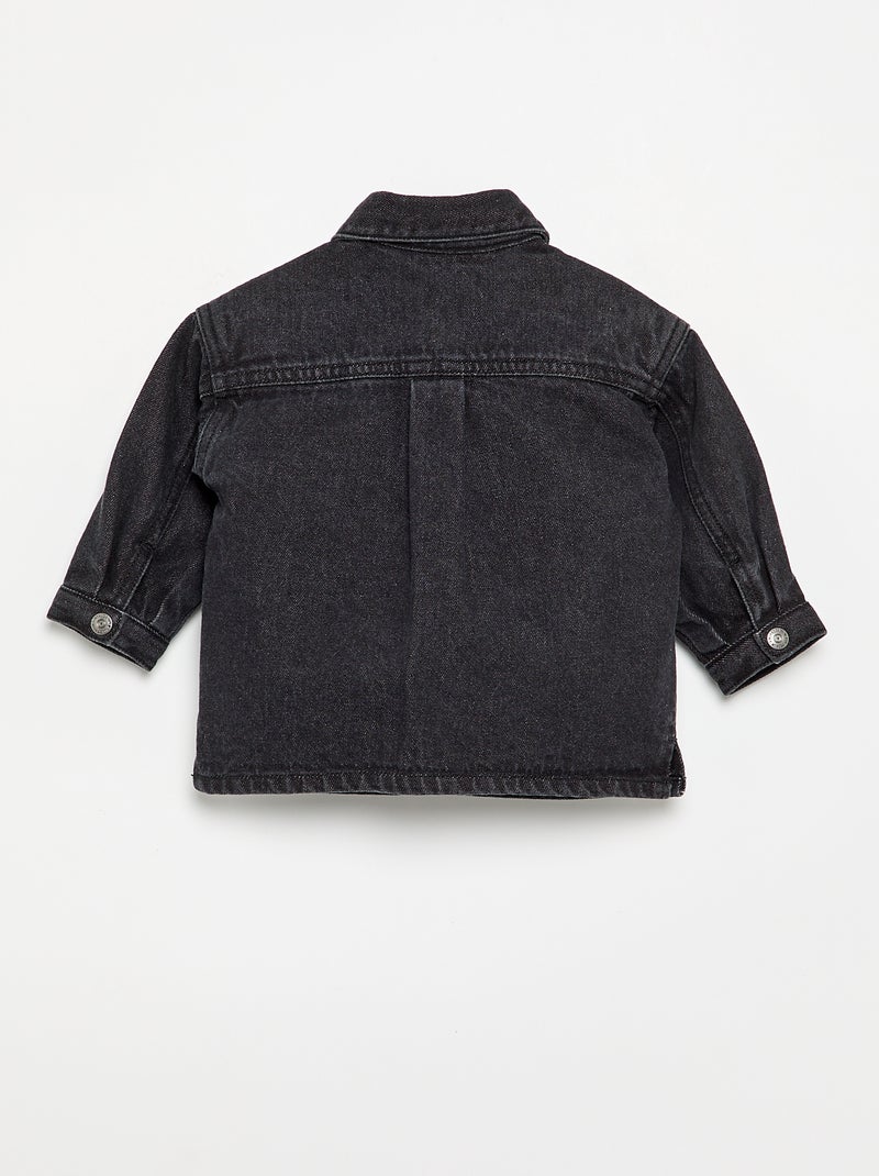 Camisa Vaquera Gris - Kiabi
