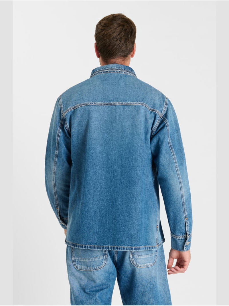 Camisa vaquera HISA Azul - Kiabi