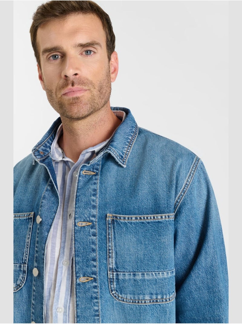 Camisa vaquera HISA Azul - Kiabi