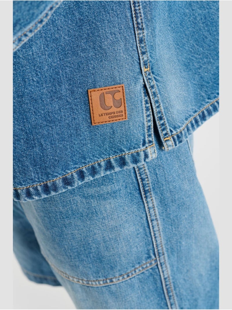 Camisa vaquera HISA Azul - Kiabi