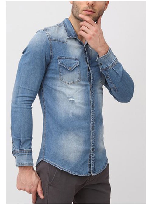 Camisa vaquera Kebello - Kiabi